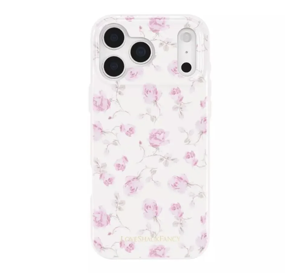 LoveShackFancy x Target – Case-Mate Ribbon Rosa Flora iPhone 17 Pro Case MagSafe